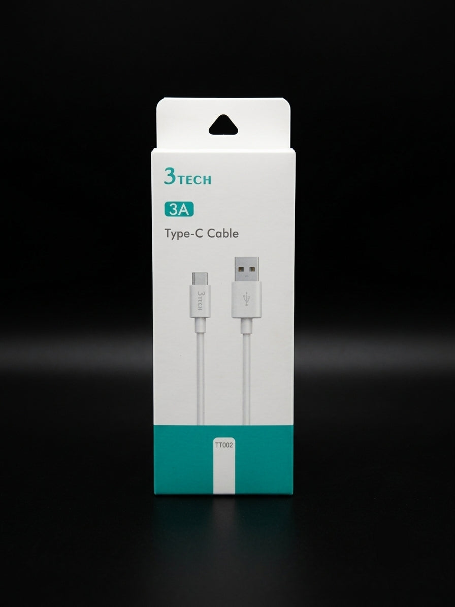 3TECH Type-C Cable 3A – USB-A to USB-C