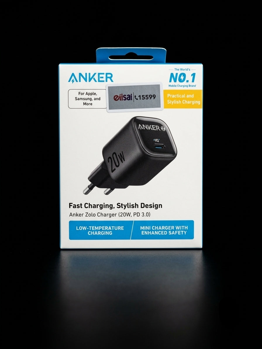 Anker Zolo Charger 20W PD 3.0 – USB-C Fast Charger