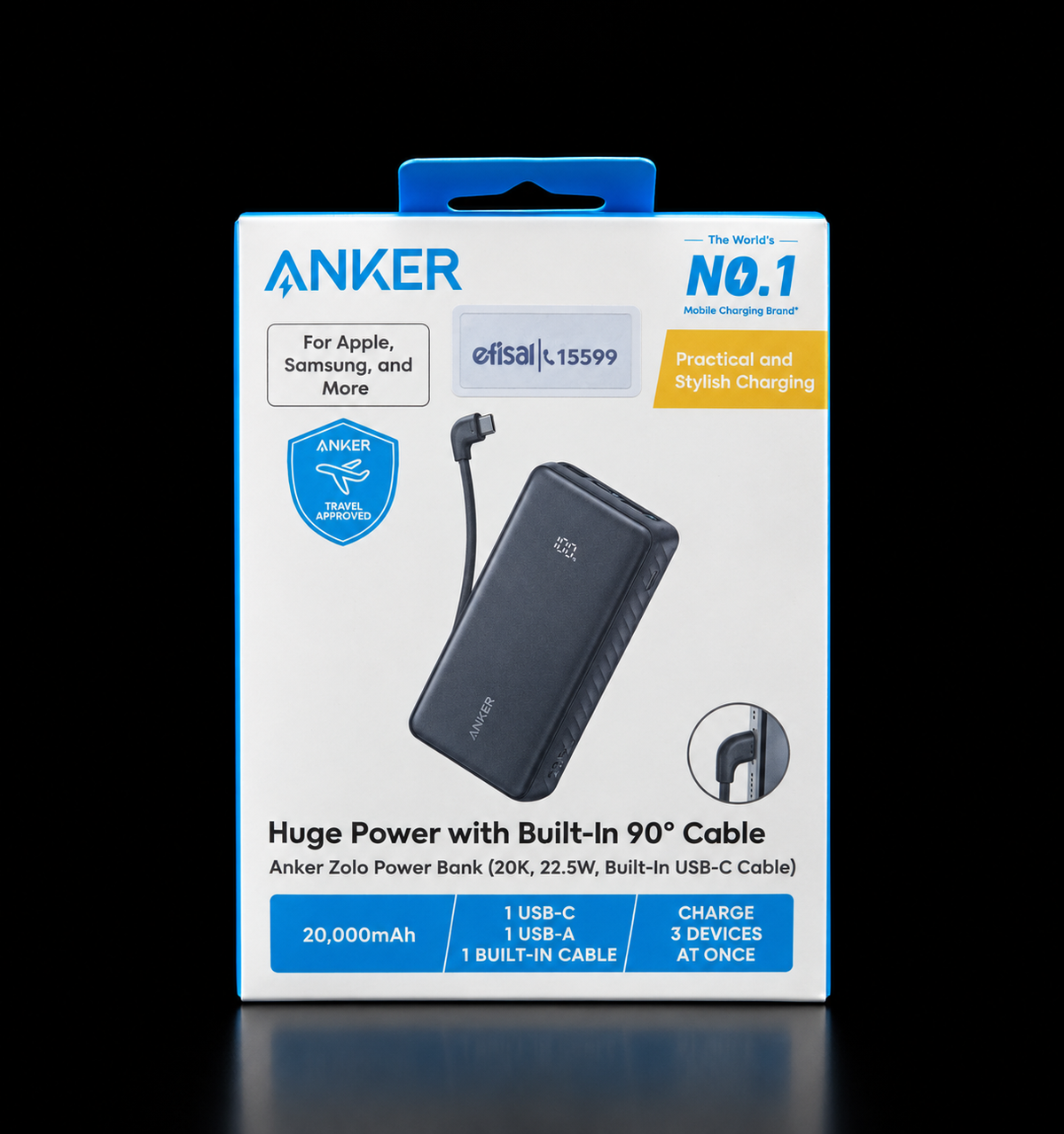 Anker Zolo Power Bank 20,000mAh – 22.5W