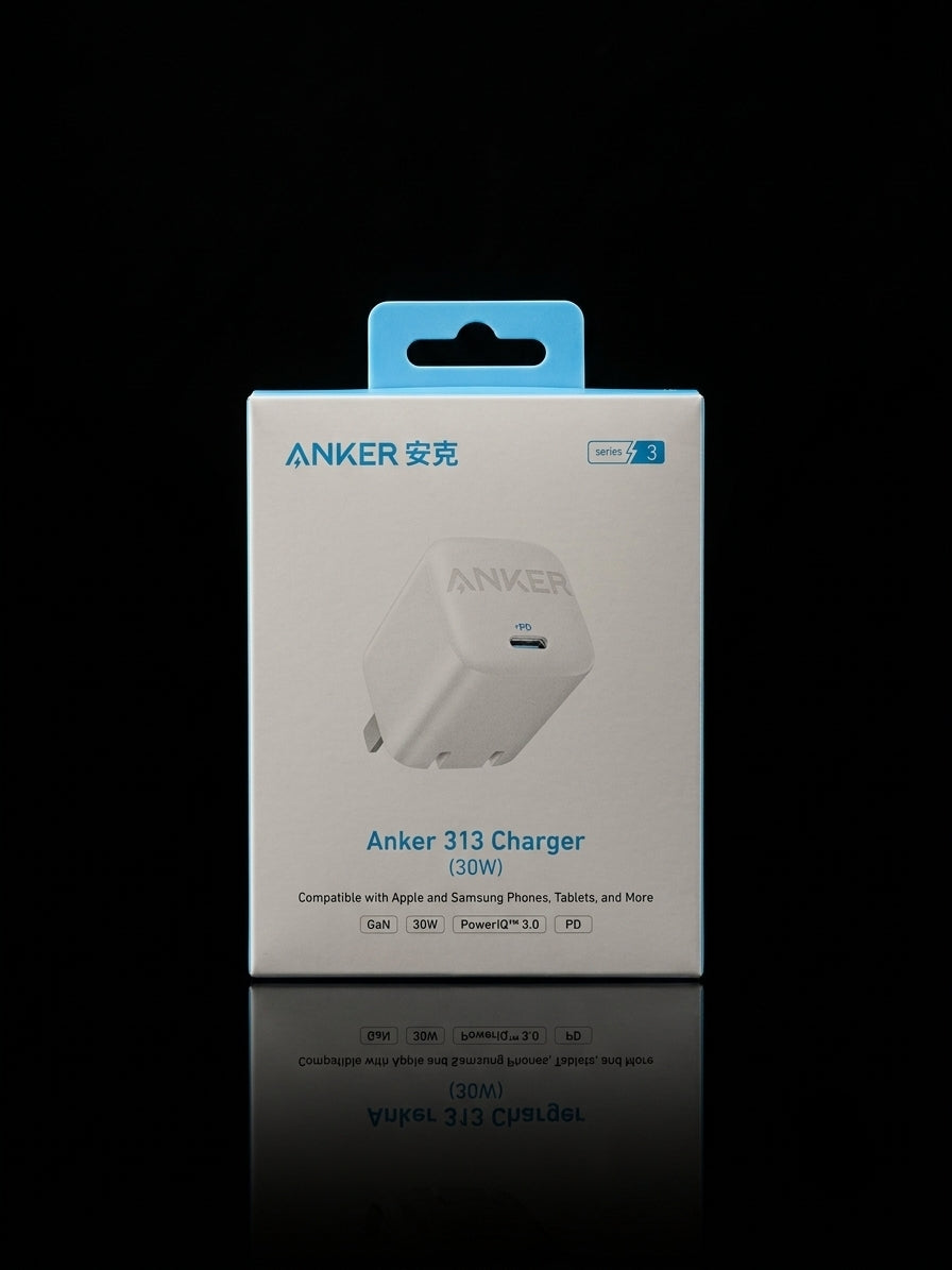 Anker 313 Charger (30W) – GaN USB-C Fast Charger
