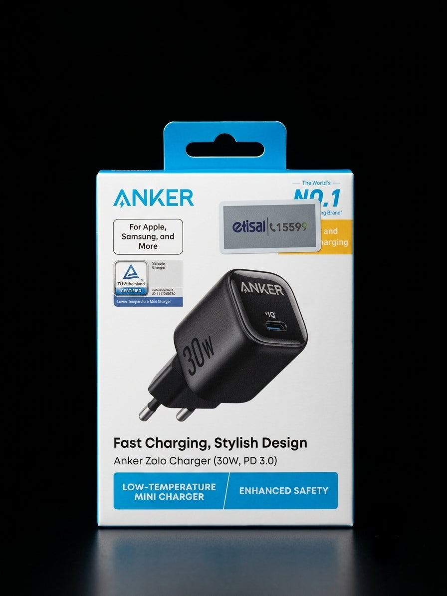 Anker Zolo 30W USB-C Fast Charger – PD 3.0